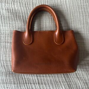 Portland Leather raindrop crossbody. This is the small size